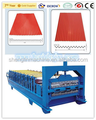 Steel Simple Double Layer Forming Machine Ware House Making Producing Machine