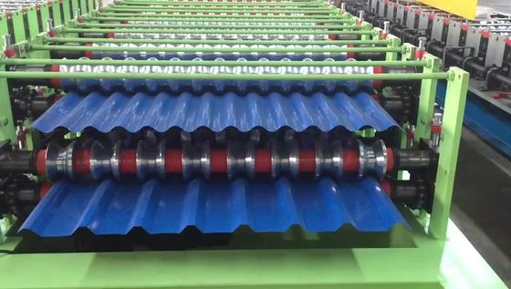 Glazed Metal Roof Double Layer Forming Machine Sheet Cold Rolling Forming Machinery