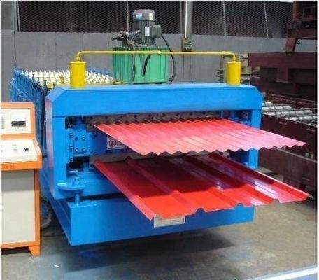 Glazed Metal Roof Double Layer Forming Machine Sheet Cold Rolling Forming Machinery