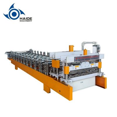 Roof Use and Colored Steel Tile Type glazed roof panel roll forming machine