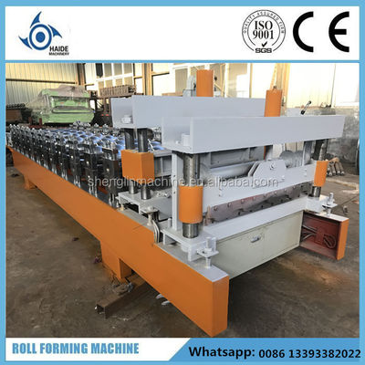 Roof Use and Colored Steel Tile Type glazed roof panel roll forming machine