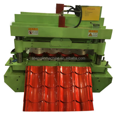 Steel Glazed Tile Forming Machine Galvanized Colored