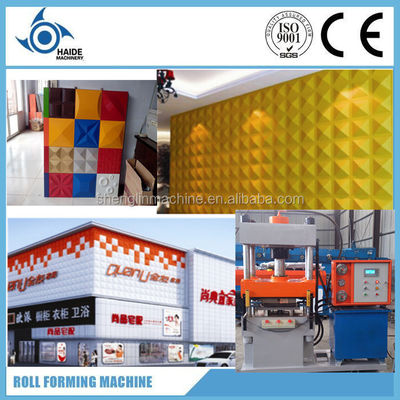 Factory price Exterior wall color 3d metal wall panel tile machine