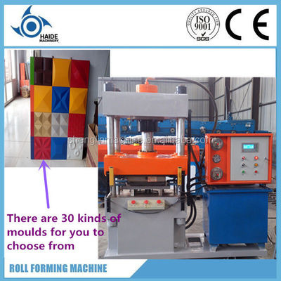 Factory price Exterior wall color 3d metal wall panel tile machine